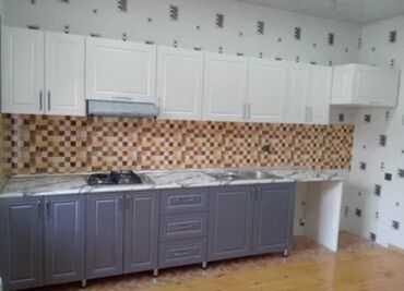 Sifarişlə mətbəx mebeli: Sifarişlə mətbəx dəsti, Özü çəkən petlələr, Sadə laminat, Kredit yoxdur, Pulsuz çatdırılma — 7