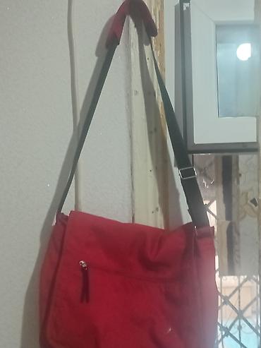 Çantalar: Qırmızı çiyin/mesaj çantası - Rəng: qırmızı - Üslub: çiyin/kross-bodi — 1