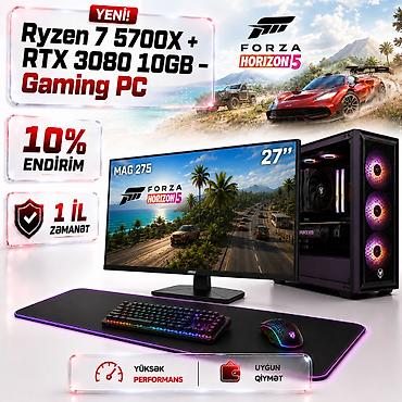 msi 17.3" gl75: Gaming PC | Ryzen 7 5700X 4.60 GHZ | RTX 3080 10GB | SSD 1TB NVMe M.2 — 1