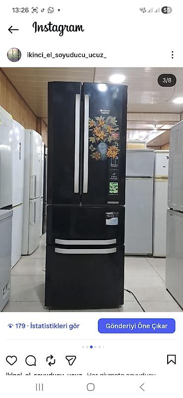 tp link azerbaycan: Hotpoint Ariston FR Door (French Door) tipli soyuducu - Rəng: qara — 1
