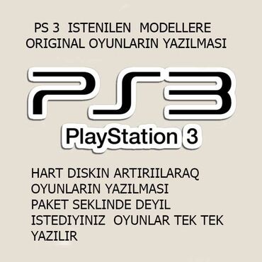 playstation azerbaycan: PlayStation 3 oyunlarin yazilmasi. Prowivka olunaraq yazilir,bu da
