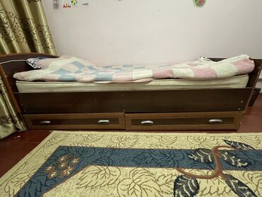 жалалабад мебель: Односпальная Кровать, Б/у