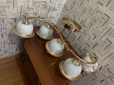 Digər işıqlandırma: Çılçıraq, 5 lampa, Metal