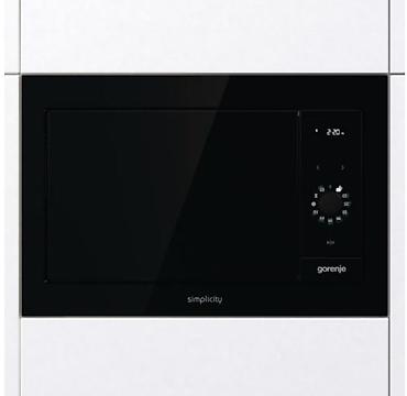 микроволновая печь: Микроволновка Gorenje, Встраиваемая, С микроволнами, цвет - Черный, Новый — 1