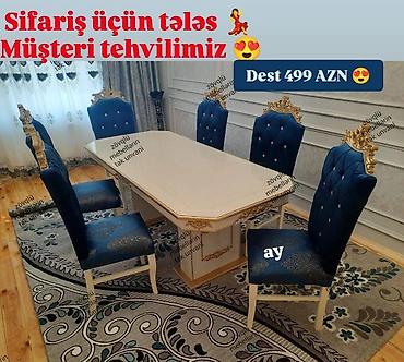 stul uzu: Masa desti sifarisle hazırlanır. ⚜️ İstehsaldan satiş, otağınıza — 1