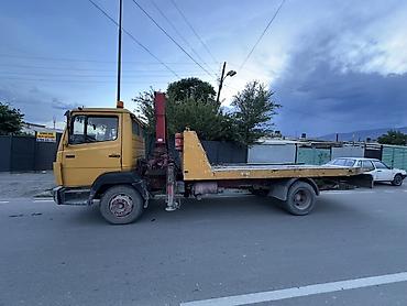 ман 814: Эвакуатор, Mercedes-Benz, 1989 г., Ломаная — 3
