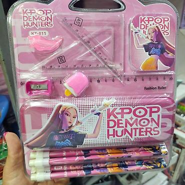 skibidi kamera: K-Pop Demon Hunters školski set sa svim osnovnim priborom za školu i — 1