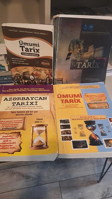 Məktəb dərsliyi və hazırlıq vəsaitləri dəsti Fənlər: - Tarix: “Ümumi