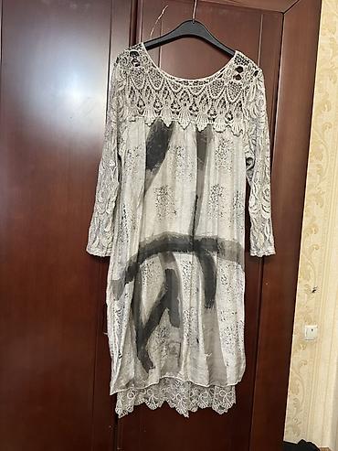 Повседневные платья: Повседневное платье, Турция, Длинная модель, Вискоза, Оверсайз, L — 12