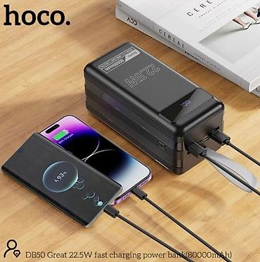 type c: Мощный внешний аккумулятор Hoco 80000 mAh с быстрой зарядкой QC 3.0 — 6