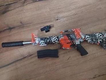 Dečije igračke puške i pištolji: COLT M4 KARABIN NOV PLASTICNA PUSKA ZA DECU VISE BOJA AKCIJA | Cene — 18