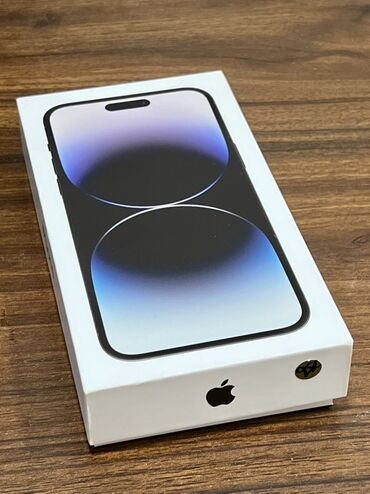 14 про бу цена: IPhone 14 Pro Max, Колдонулган, 256 ГБ, Deep Purple, Куту, 73 %
