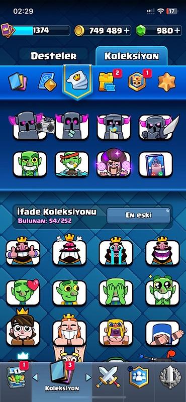 kohnə əsyalar: Clash Royale hesabı – uzunmüddətli aktiv profil - Xüsusi nişan: 10 — 5