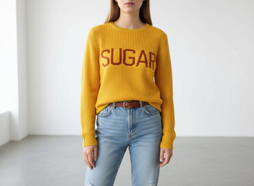 cropp bluza z kryształkami: Cropp, Sweter damski, rozmiar M