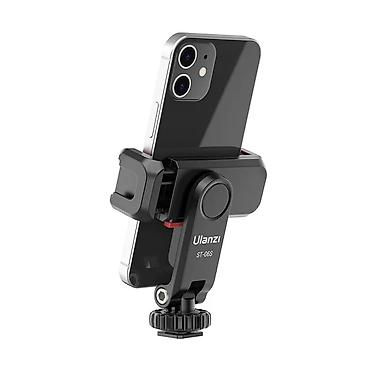 kitab alan: Ulanzi ST-06S Ştativ Üçün Telefon Tutacağı – Cold Shoe, 360° — 1