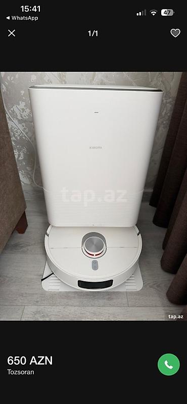 Xiaomi robot tozsoran və özünütəmizləmə stansiyası - Ağıllı