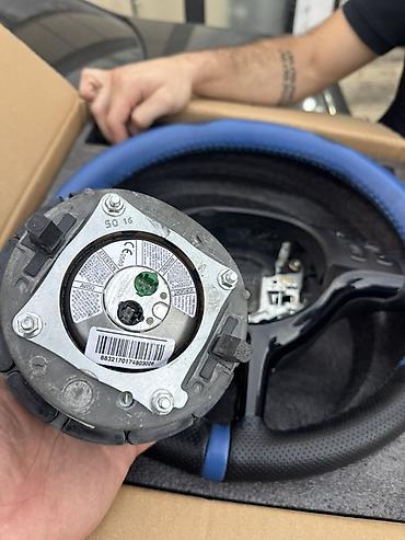sukan dəsti: BMW sükan çarxı və airbag komplekti - Model: BMW orijinal sükan çarxı — 3