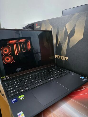 конпютер: Ноутбук, Acer, 16 ГБ ОЭТ, Intel Core i9, 16 ", Жаңы, Оюндар үчүн, эс тутум NVMe SSD