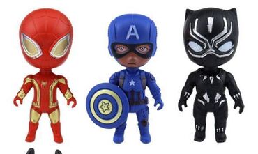 Игрушки: Игрушки Человек паук, Капитан Америка, Черная Пантера. Адрес: Бишкек