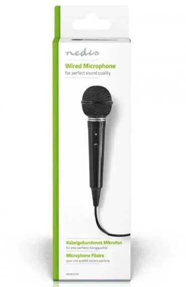 Brand: Nedis Model: NEDIS MPWD01BK Karaoke mikrofon, 6.35mm