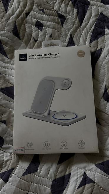 device: WIWU 3-in-1 Wireless Charger — складная магнитная беспроводная — 1
