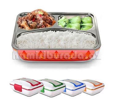 Контейнеры для еды: Elektrikli yemək termosu electronic lunch box elektrik enerjisi ilə