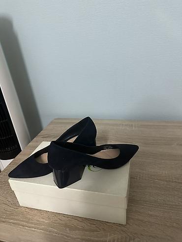 pull and: Туфли, 35, Zara, Новый, цвет - Синий, Платная доставка, Самовывоз — 3