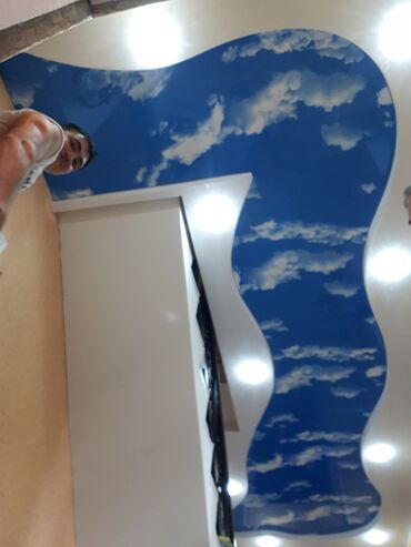 Натяжной потолок: Натяжной потолок Матовое, 3D потолки, Глянцевое — 27