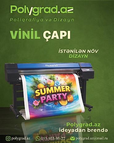 vinil qiyməti: Vinil Çapı – istənilən növ dizayn Polygrad.az tərəfindən peşəkar — 1