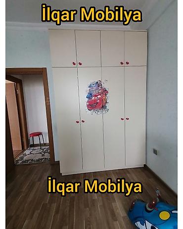 Sifarişlə dolablar: Düz dolab, Yataq otağı üçün, Paltar üçün, Açılan, Quraşdırıla bilən, 4 qapılı — 2