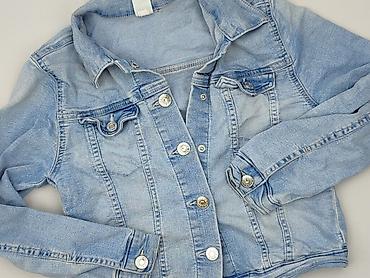 bluza dior: Dziecięca kurtka jeansowa, 9 lat, 128-134 cm, H&M, stan - Bardzo dobry — 1