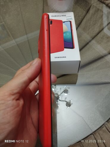 Samsung: Samsung Galaxy A02, rəng - Qırmızı, İki sim kartlı — 8