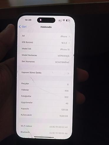 Apple iPhone: IPhone 15, Qara — 8