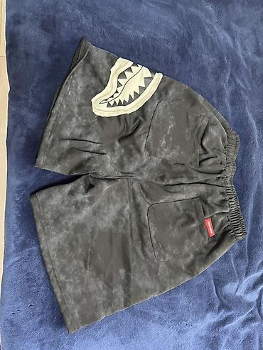 футболки шорты: Мужские шорты в стиле streetwear - Цвет: графит/уголь с эффектом — 2