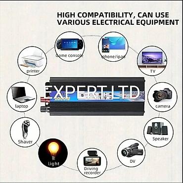 İnverterlər: Yeni Inverter, 3000-5000 Vt, 12 - 220 volt, Rayonlara çatdırılma, Ünvandan götürmə, Ödənişli çatdırılma — 21