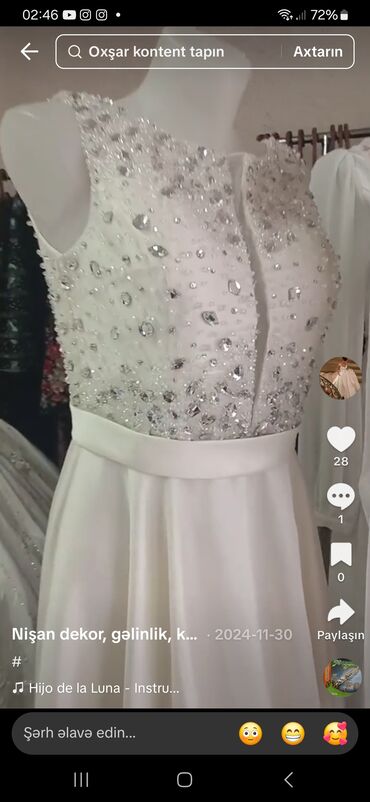 Ziyafət donları: Zərif ziyafət və mərasim geyimləri kolleksiyası - Ağ rəngli, qısa — 5