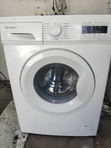 sharp paltaryuyanlari: Paltaryuyan maşın Sharp, 8 kq, Avtomat, Qurutmasız, Kredit yoxdur