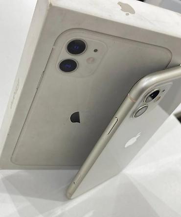 iphone 16 pro 2 el: IPhone 11, 128 GB, Ağ, Face ID, Sənədlərlə, Hissə-hissə ödəniş — 2
