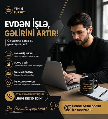 Резюме: Onlayn iş sistemi – evdən və ya istədiyiniz məkandan işləyərək — 3
