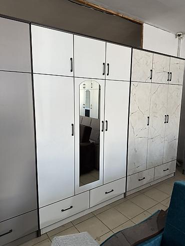 Шифоньеры, шкафы для одежды: Шифоньер, шкаф для одежды, Новый, Прямой, ЛДСП — 12