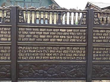 Бетонные еврозаборы: Декоративные секционные заборы из железобетона - Материал — 4