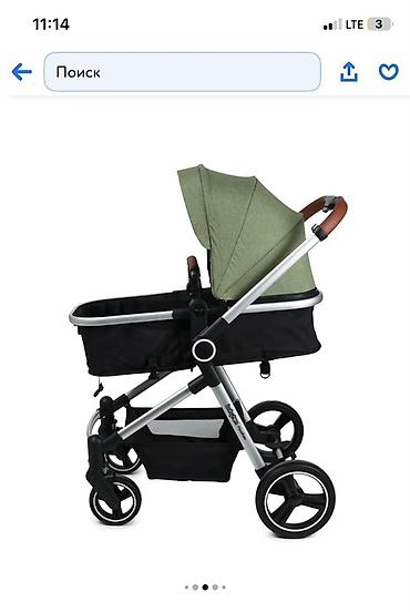 Коляски: Коляска, цвет - Черный, Б/у — 5