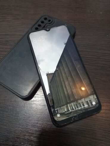 установка монитор: Redmi, Redmi Note 8T, Колдонулган, 64 ГБ, түсү - Кара, 1 SIM, 2 SIM