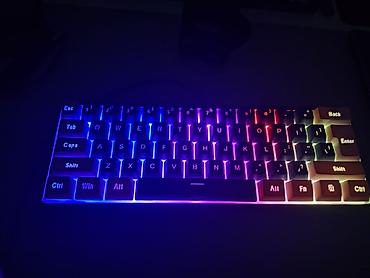macbook pro: Kompakt RGB işıqlı mexaniki klaviatura - 60% lay-out: ox blokusuz — 6
