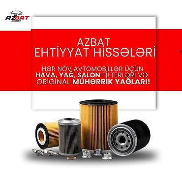 Ehtiyat hissələri: Avtomobiliniz üçün bütün növ filterlər AZBAT Akkumulyator və Ehtiyat — 1