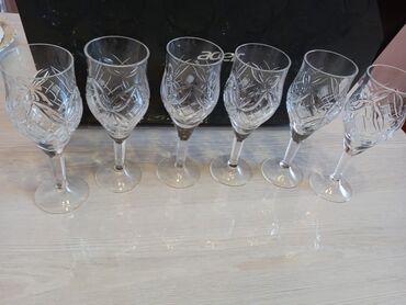 Qədəhlər: Qədəhlər, Xrustal, 8 ədədli dəst, Rusiya — 20