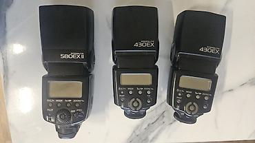 вспышка для фотоаппарата: Вспышка 
Canon 580 EX II - 10 000
Canon 430 EX - 7000 — 3