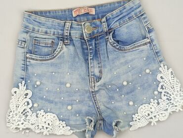 spodnie plus size wysoki stan: Miss RJ, Shorts for women, size XS (EU 34)