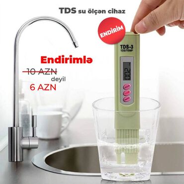 Digər məişət məhsulları: TDS su ölçən cihaz endirimli qiymətə