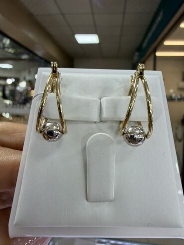 Серьги: Серьги, Проба 585, Без вставки, Женские, Новый — 5